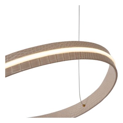 Lucide SLALOM - Pendant light - LED Dim. - CCT - 1x80W 2200K/4000K - Cream - Premium